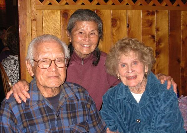 Gloria with Frank and Margaret Goya