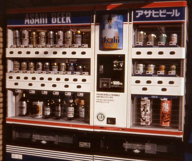 Beer vending machine