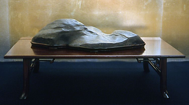 Distant mountain stone